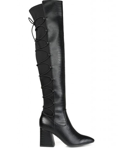 Women's Valorie Extra Wide Calf Boots PD03 $51.00 Shoes