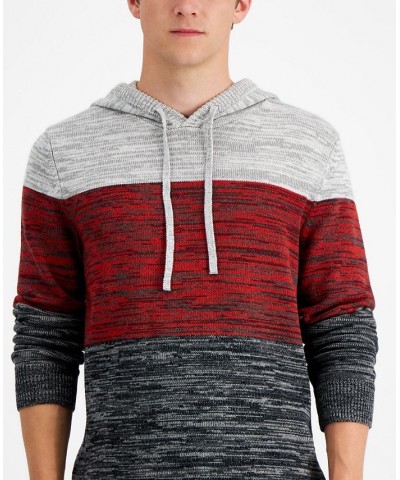 Men's Colorblocked Hooded Sweater PD03 $10.10 Sweaters