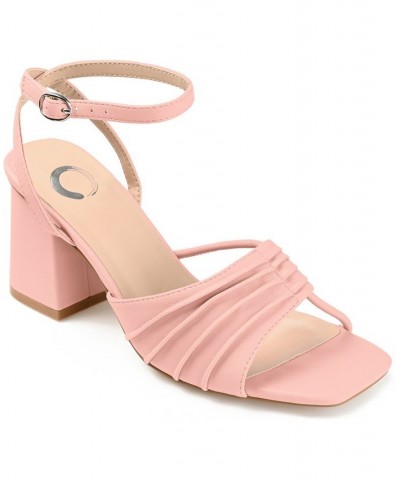 Women's Shillo Dress Sandals Pink $38.95 Shoes