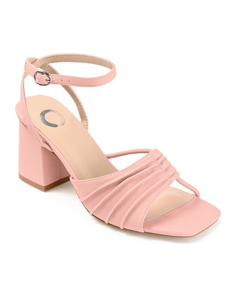 Women's Shillo Dress Sandals Pink $38.95 Shoes