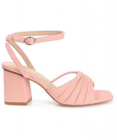 Women's Shillo Dress Sandals Pink $38.95 Shoes