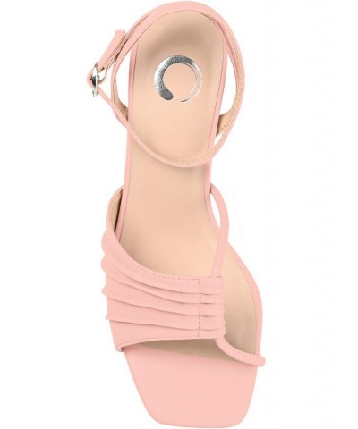 Women's Shillo Dress Sandals Pink $38.95 Shoes