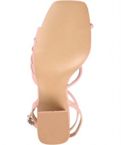 Women's Shillo Dress Sandals Pink $38.95 Shoes