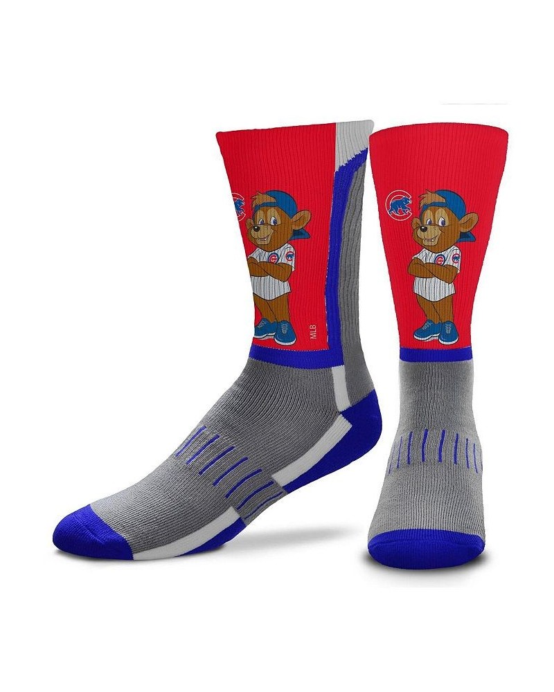 Men's Chicago Cubs Mascot Snoop V-Curve Crew Socks $16.79 Socks