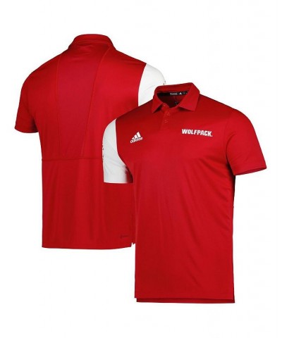 Men's Red NC State Wolfpack AEROREADY Polo Shirt $35.25 Polo Shirts