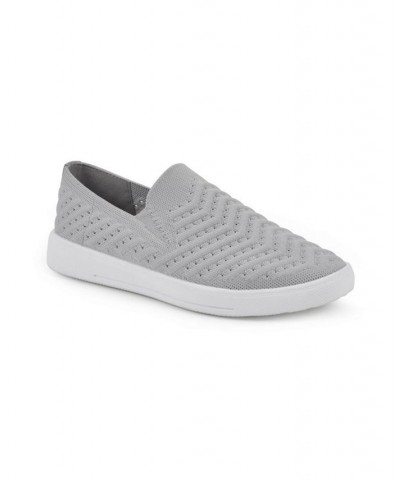 Women's Courage Slip-On Sneakers Yellow $31.74 Shoes