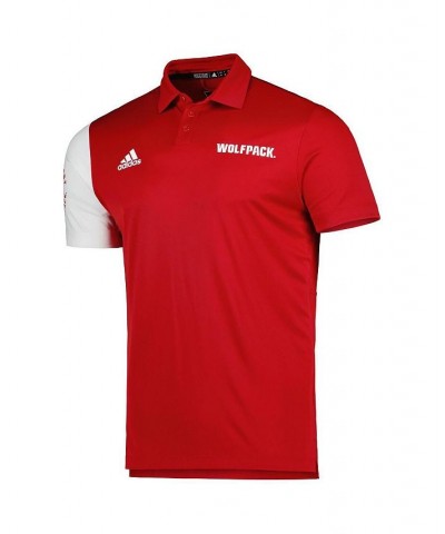 Men's Red NC State Wolfpack AEROREADY Polo Shirt $35.25 Polo Shirts