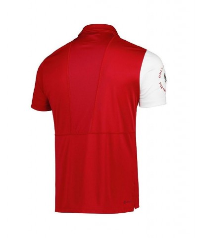 Men's Red NC State Wolfpack AEROREADY Polo Shirt $35.25 Polo Shirts