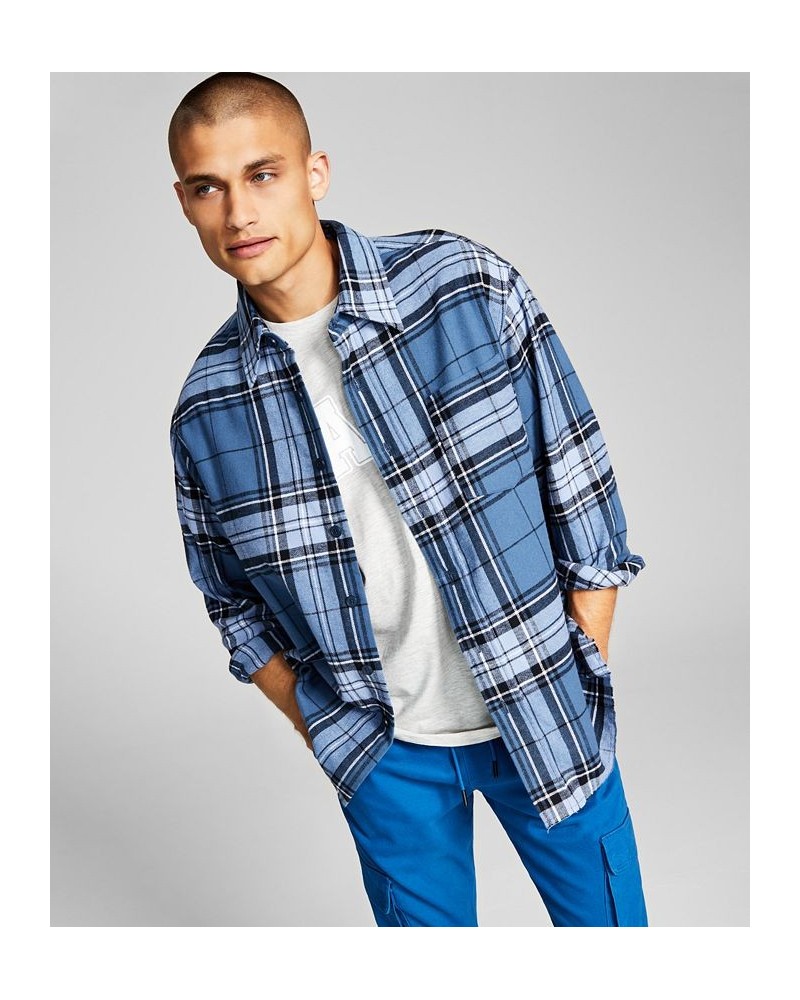 Men's Regular-Fit Plaid Flannel Shirt Multi $16.76 Shirts