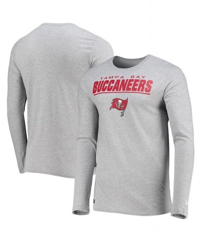 Men's Heathered Gray Tampa Bay Buccaneers Combine Authentic Stated Long Sleeve T-shirt $14.76 T-Shirts