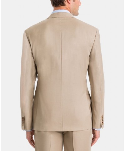 Men's UltraFlex Classic-Fit Wool Suit Jacket Tan/Beige $68.00 Suits