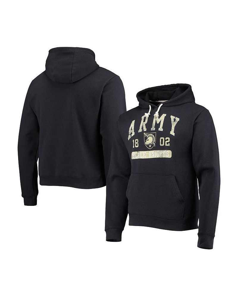 Men's Black Army Black Knights Volume Up Essential Fleece Pullover Hoodie $41.24 Sweatshirt