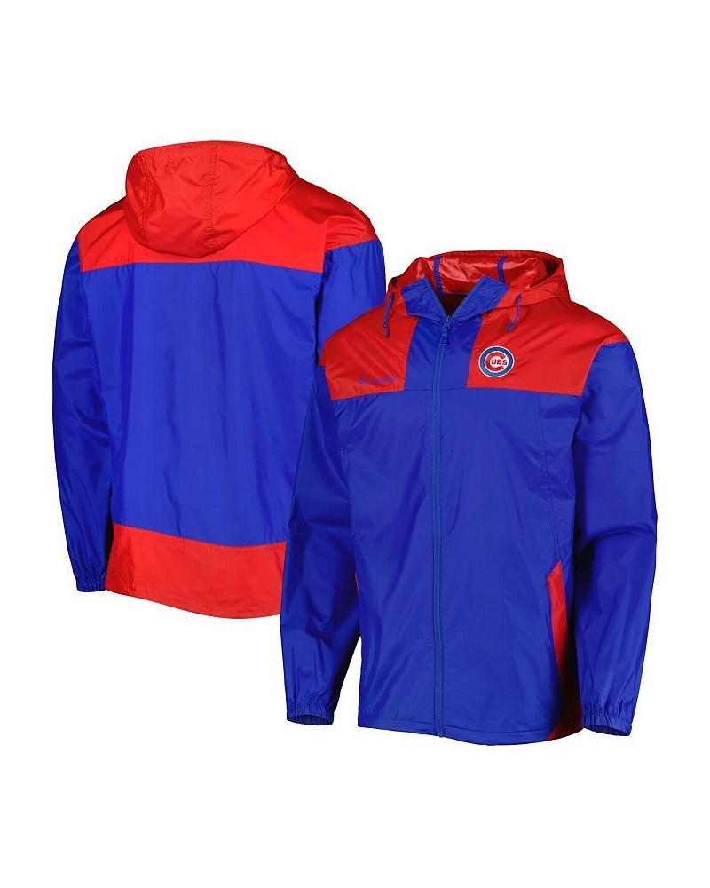 Men's Royal, Red Chicago Cubs Omni-Shade Flash Forward Challenger Full-Zip Windbreaker Jacket $45.89 Jackets