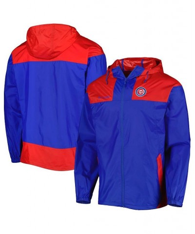 Men's Royal, Red Chicago Cubs Omni-Shade Flash Forward Challenger Full-Zip Windbreaker Jacket $45.89 Jackets