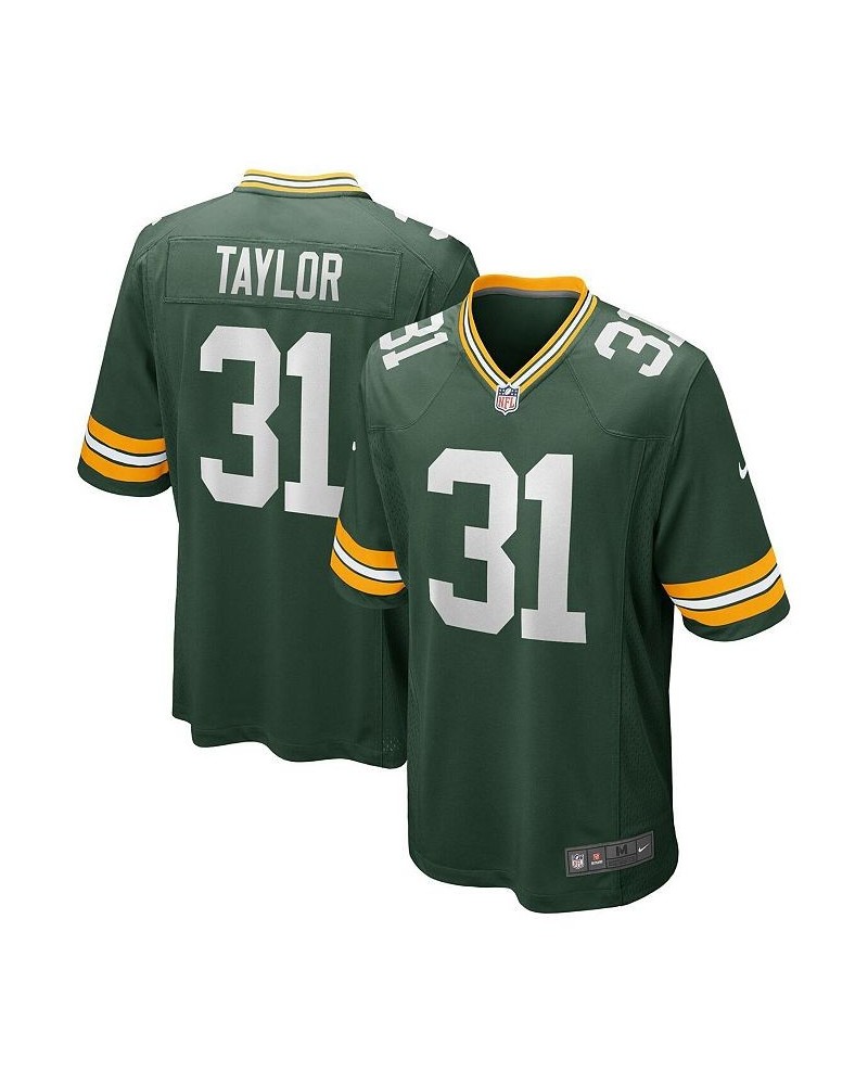 Men's Jim Taylor Green Green Bay Packers Game Retired Player Jersey $42.80 Jersey