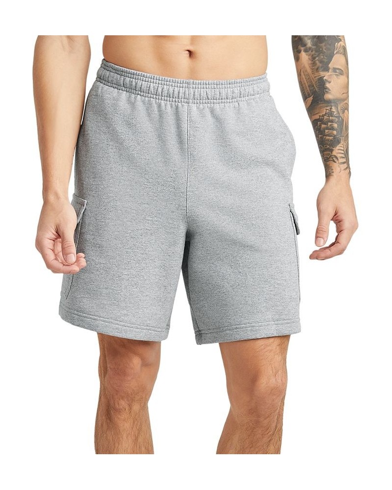 Men's Powerblend 8" Cargo Shorts Gray $17.20 Shorts