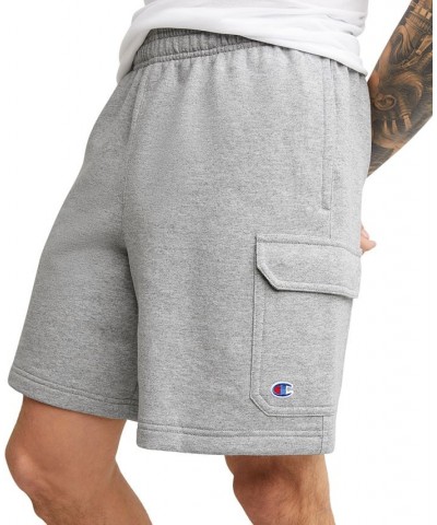 Men's Powerblend 8" Cargo Shorts Gray $17.20 Shorts