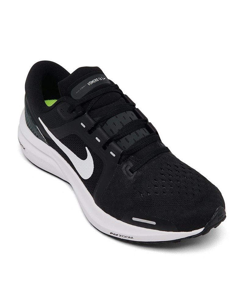 Women's Air Zoom Vomero 16 Running Sneakers Black $41.60 Shoes