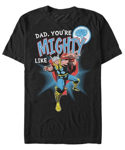 Marvel Men's Comic Collection Mighty Like Thor Short Sleeve T-Shirt Black $15.05 T-Shirts