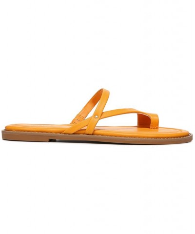 Jeniro Slide Sandals Yellow $50.14 Shoes