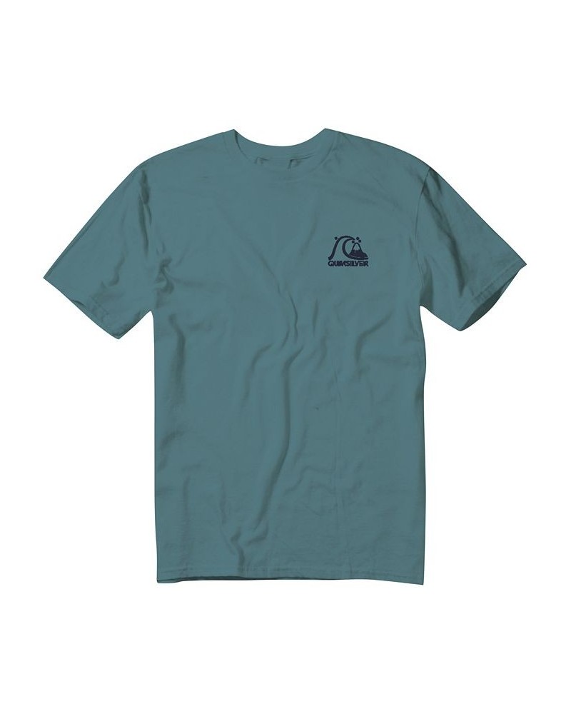 Quicksilver Men's the Original Short Sleeves T-shirt Blue $17.39 T-Shirts