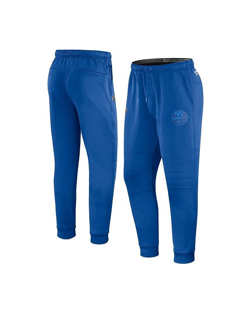 Men's Branded Royal New York Islanders Authentic Pro Travel and Training Sweatpants $37.95 Pants