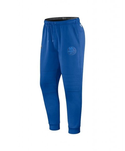 Men's Branded Royal New York Islanders Authentic Pro Travel and Training Sweatpants $37.95 Pants