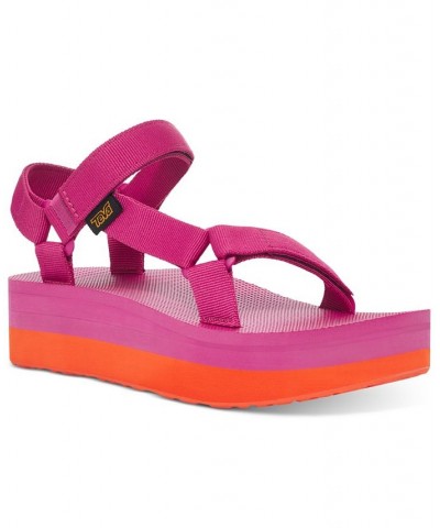 Women's Flatform Universal Sandals PD07 $35.20 Shoes