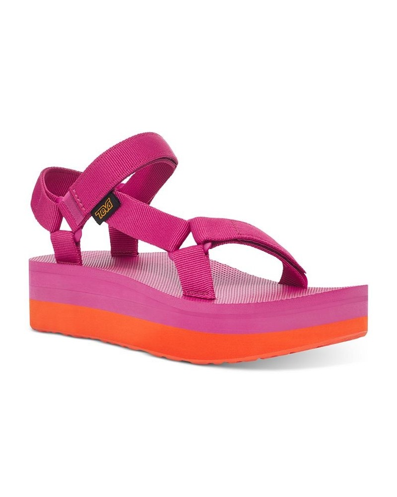 Women's Flatform Universal Sandals PD07 $35.20 Shoes