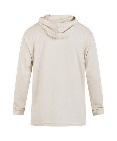 Men's Everyday Palm Shade Hooded Long Sleeves T-shirt Tan/Beige $31.90 T-Shirts