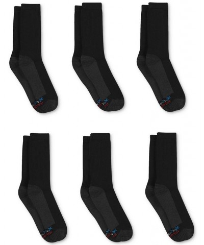 Men's 6-Pk. Ultimate Xtemp Ultra Cushion Crew Socks Black $11.54 Socks