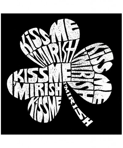 Men's Premium Word Art T-Shirt - Kiss Me I'M Irish Red $25.64 T-Shirts