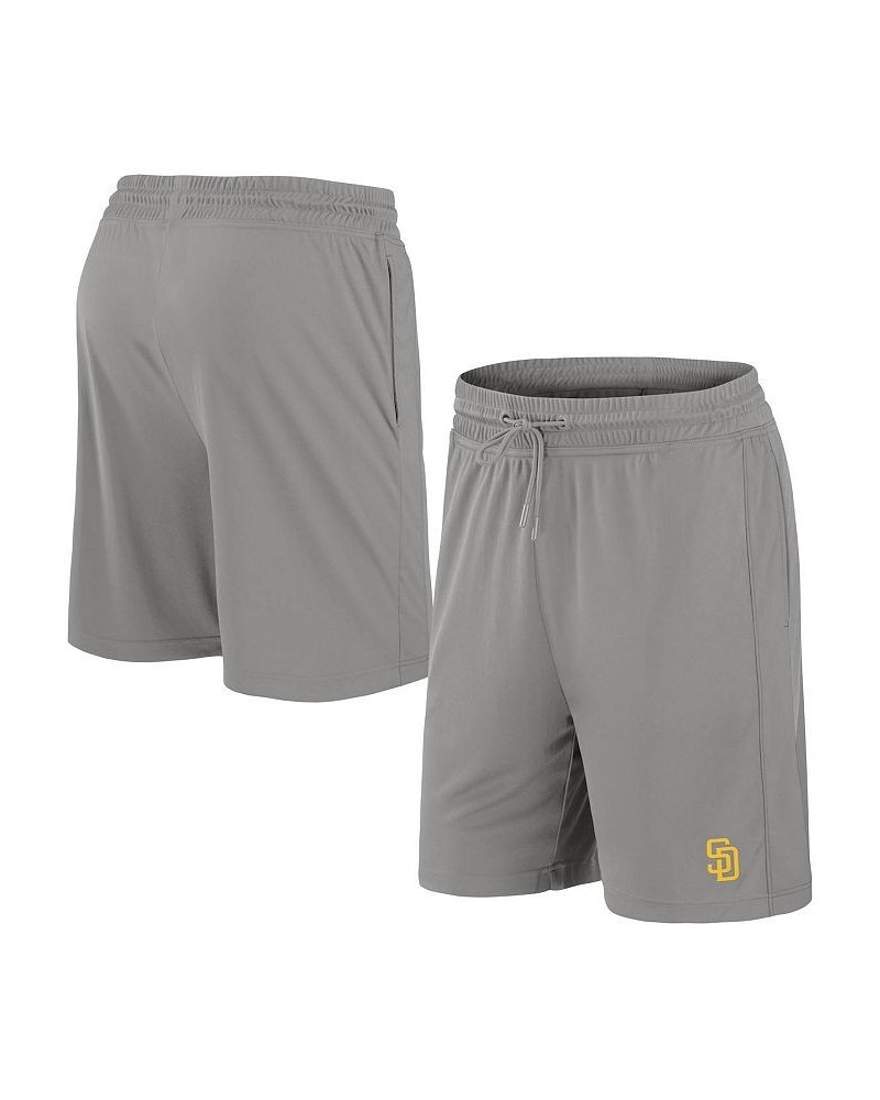 Men's Branded Gray San Diego Padres Iconic Break It Loose Shorts $18.45 Shorts