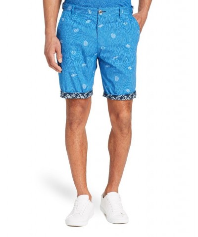 Men's Standard-Fit 9" Tang Flat Front Shorts Blue $47.52 Shorts