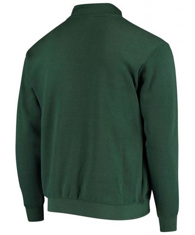 Men's Green Colorado State Rams Tortugas Logo Quarter-Zip Pullover Jacket $31.19 Sweatshirt