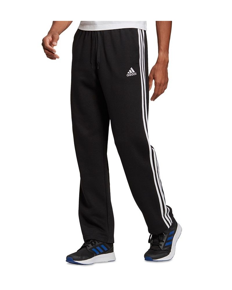 Men's Fleece Track Pants Black $18.45 Pants