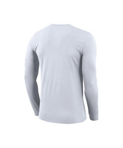 Men's White Canada Soccer Primary Logo Legend Performance Long Sleeve T-shirt $28.99 T-Shirts