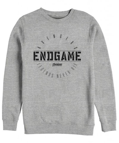 Marvel Men's Avengers Endgame Legends Never Die, Crewneck Fleece Gray $24.20 Sweatshirt