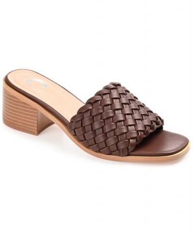 Women's Fylicia Woven Sandals Black $34.85 Shoes