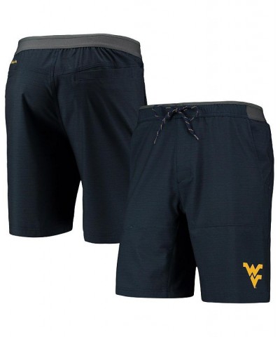 Men's Navy West Virginia Mountaineers Twisted Creek Omni-Shield Shorts $32.20 Shorts