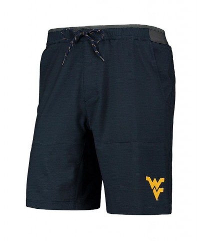 Men's Navy West Virginia Mountaineers Twisted Creek Omni-Shield Shorts $32.20 Shorts