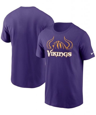 Men's Minnesota Vikings Hometown Collection Helmet T-Shirt $18.80 T-Shirts