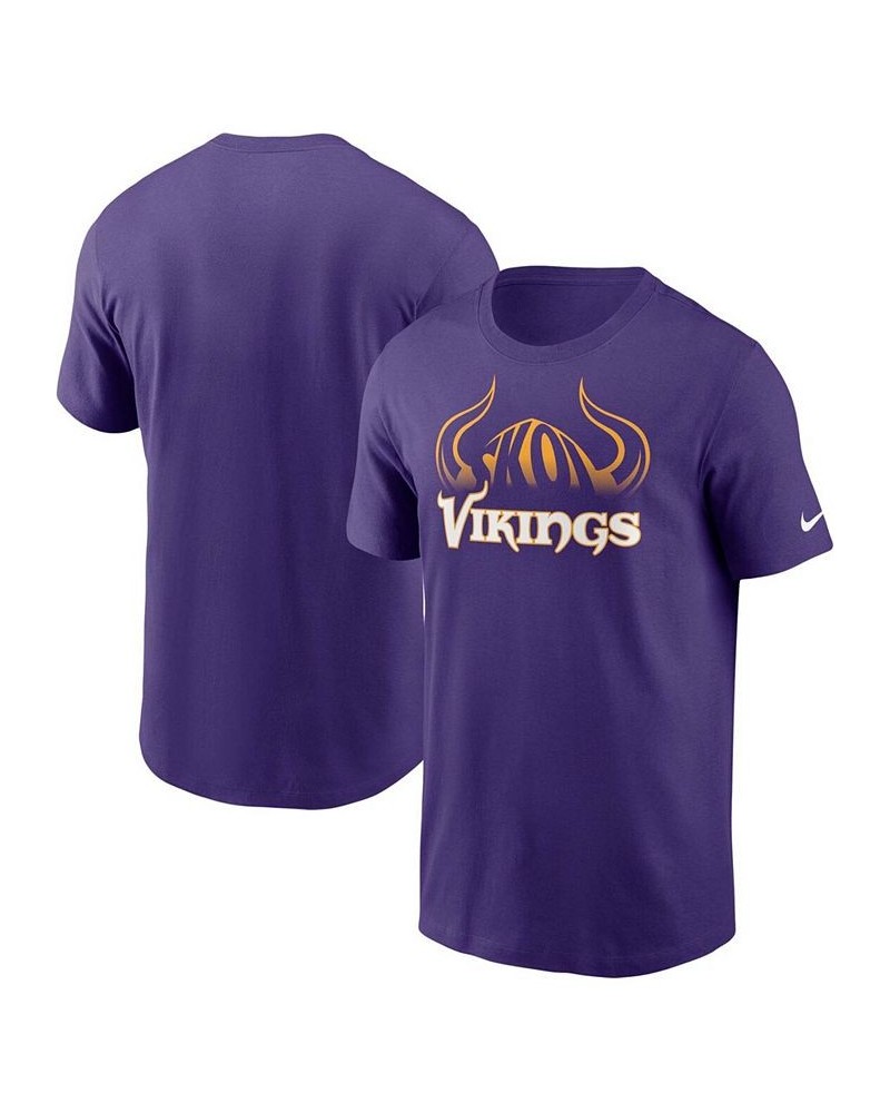 Men's Minnesota Vikings Hometown Collection Helmet T-Shirt $18.80 T-Shirts