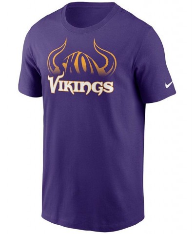 Men's Minnesota Vikings Hometown Collection Helmet T-Shirt $18.80 T-Shirts