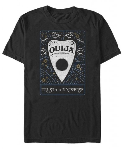 Men's Ouija Tarot Short Sleeve Crew T-shirt Black $15.05 T-Shirts