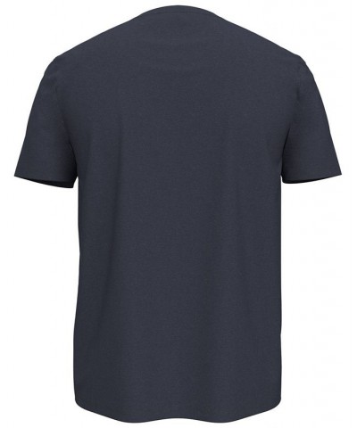 Tommy Hilfiger Men's Lock Up Logo Graphic T-Shirt Blue $22.54 T-Shirts