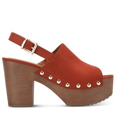 Rayaell Dress Sandals Red $32.60 Shoes