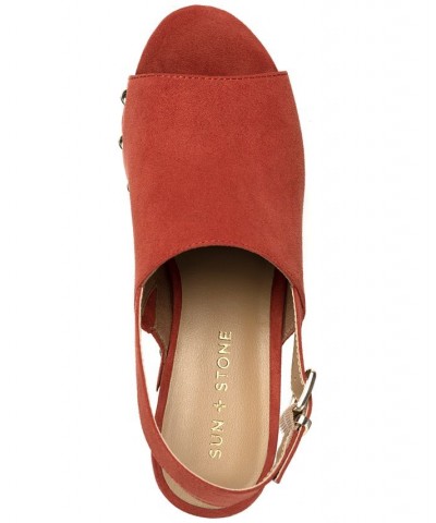 Rayaell Dress Sandals Red $32.60 Shoes