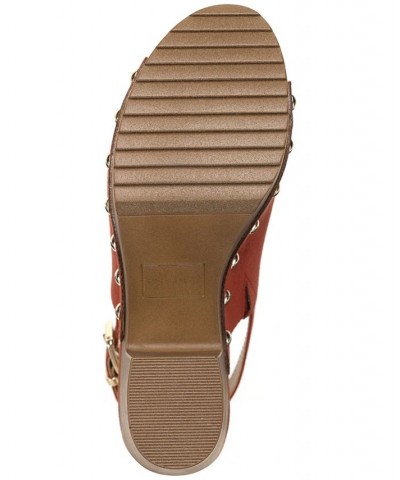 Rayaell Dress Sandals Red $32.60 Shoes