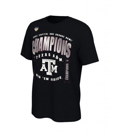 Men's Black Texas A M Aggies 2021 Orange Bowl Champions Locker Room T-shirt $14.76 T-Shirts